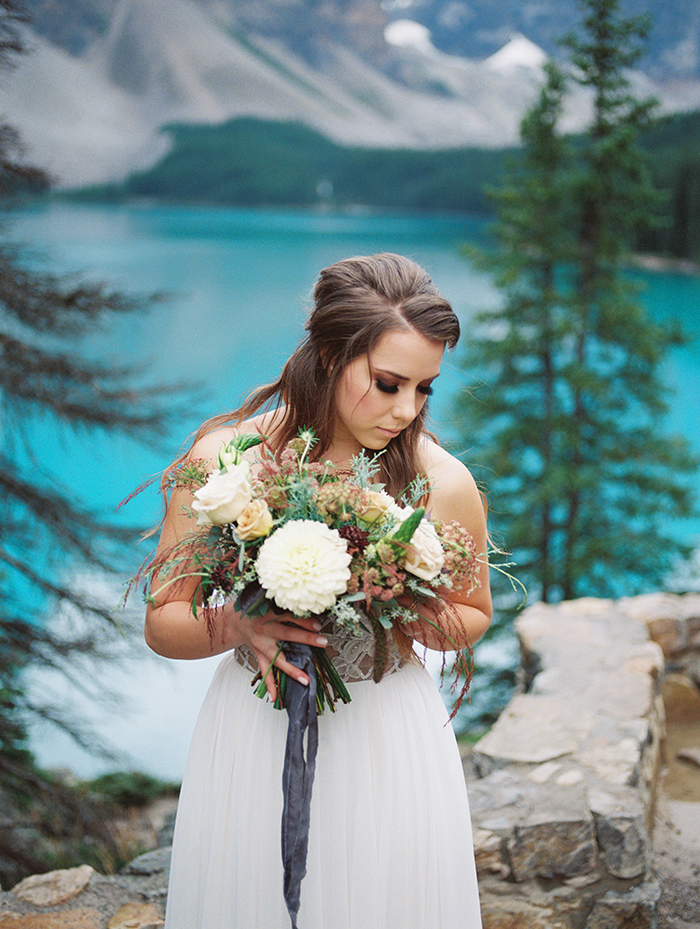 Moraine Lake Bridal Portraits