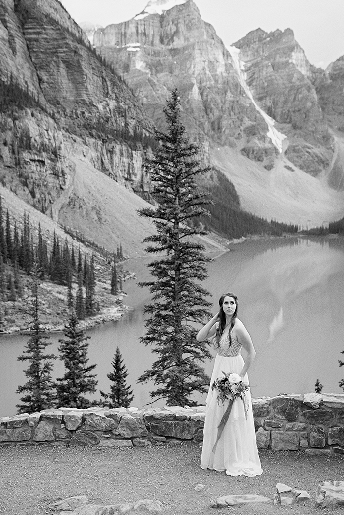 Moraine Lake Bridal Portraits