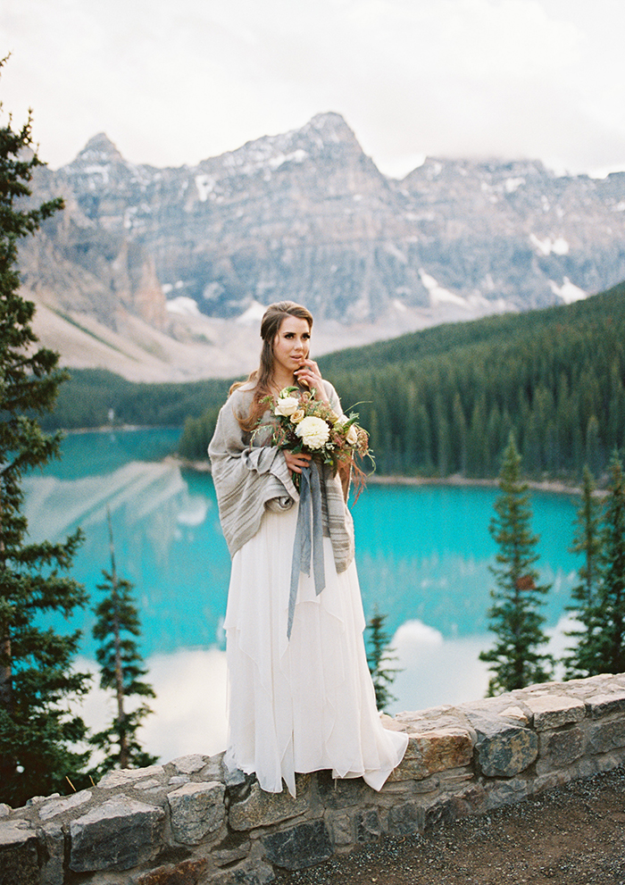 Moraine Lake Bridal Portraits