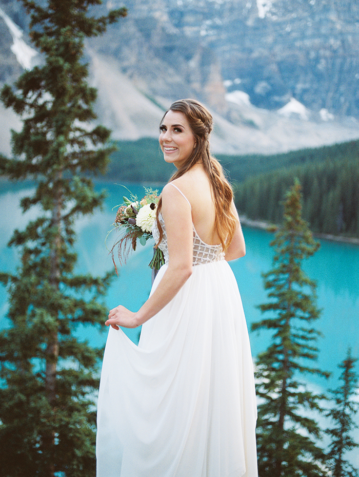 Moraine Lake Bridal Portraits