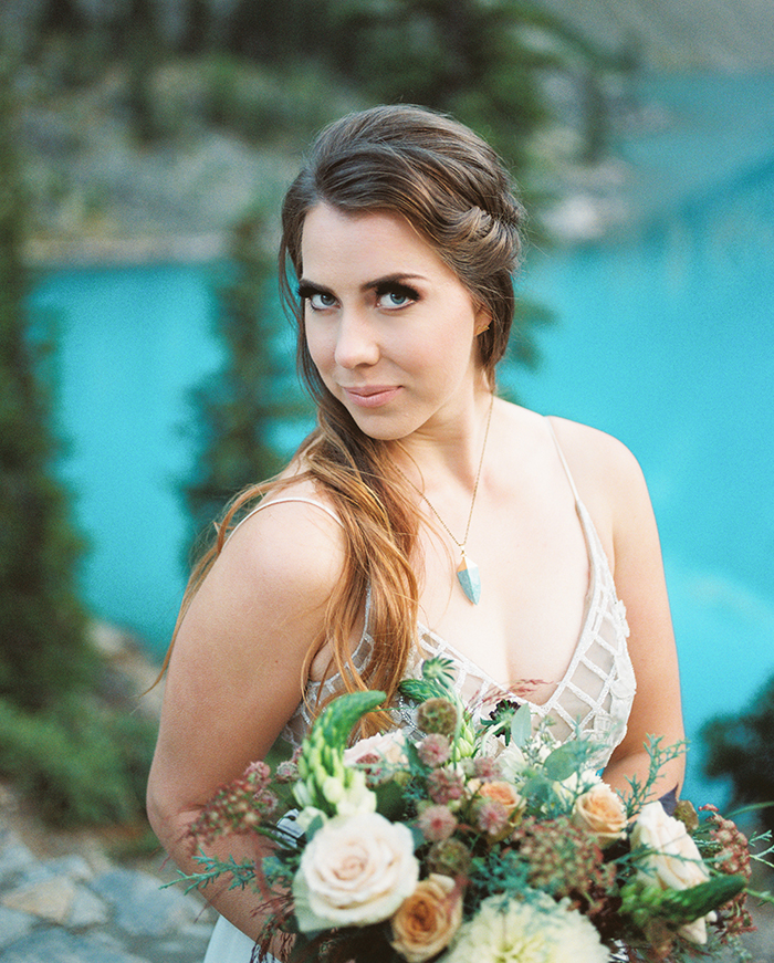 Moraine Lake Bridal Portraits