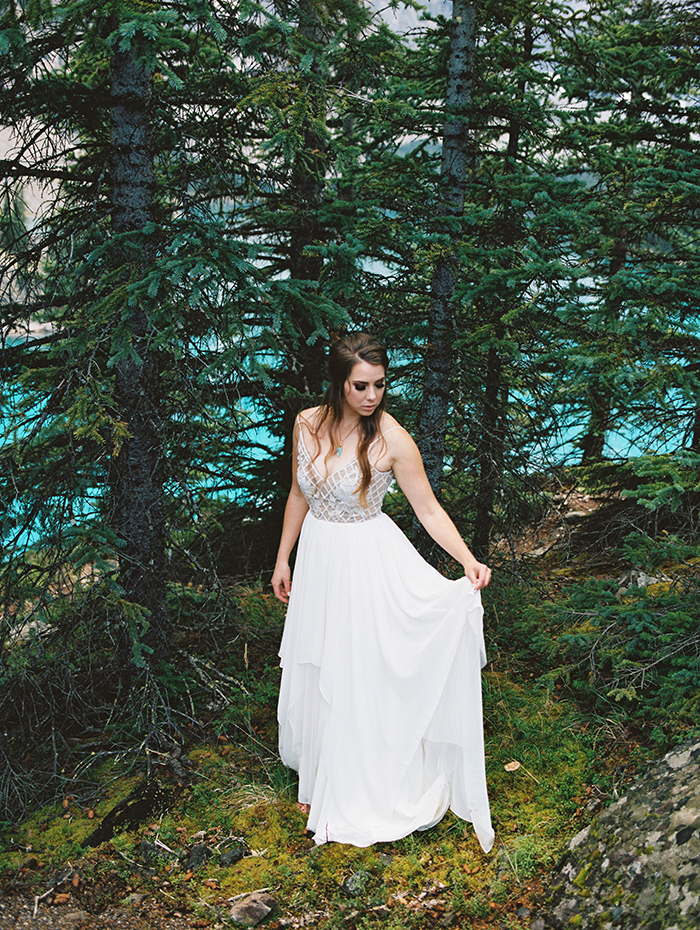 Moraine Lake Bridal Portraits