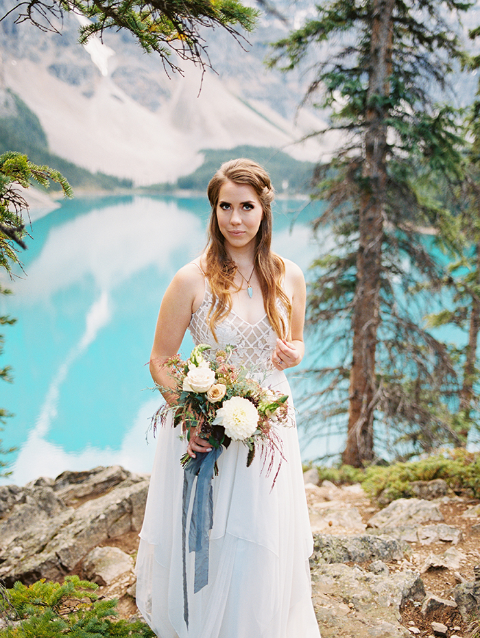 Moraine Lake Bridal Portraits