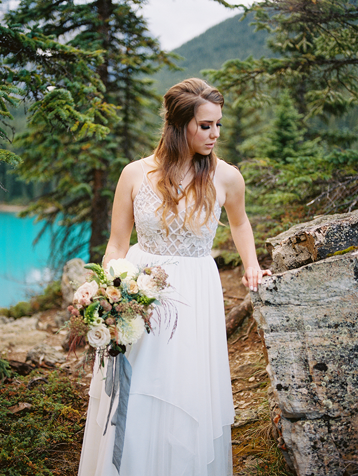 Moraine Lake Bridal Portraits