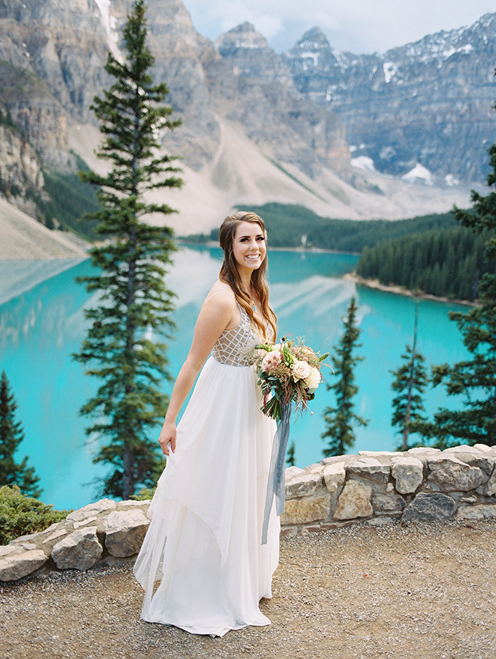 Moraine Lake Bridal Portraits