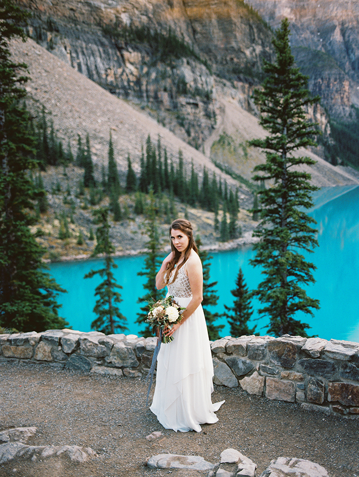 Moraine Lake Bridal Portraits