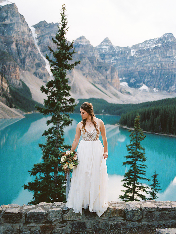 Moraine Lake Bridal Portraits