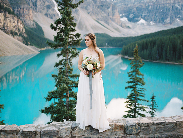 Moraine Lake Bridal Portraits