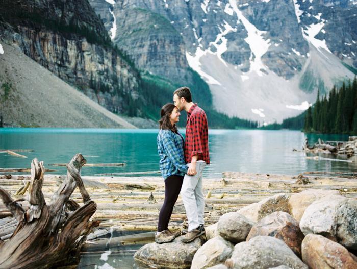 Moraine Lake Drift Wood Portrait