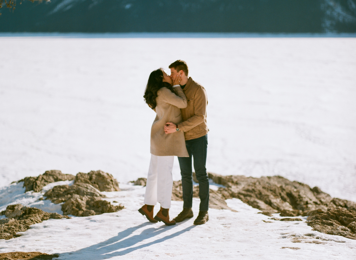 Lake Minnewanka Engagement