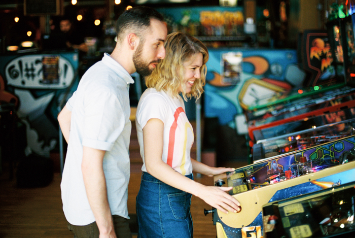 Boxcar Barcade Engagement Session