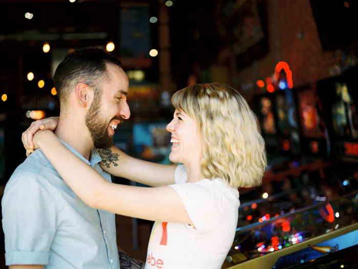 Boxcar Barcade Engagement Session