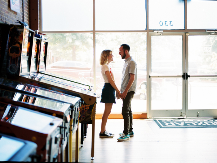 Boxcar Barcade Engagement Session