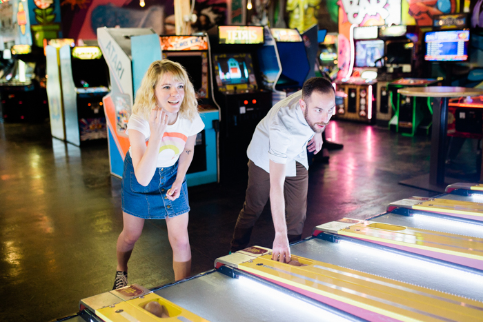 Boxcar Barcade Engagement Session