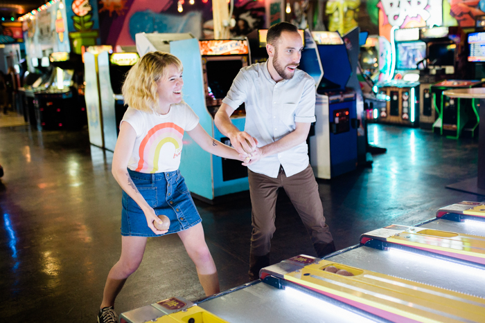 Boxcar Barcade Engagement Session