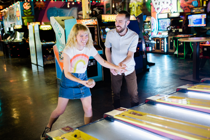 Boxcar Barcade Engagement Session