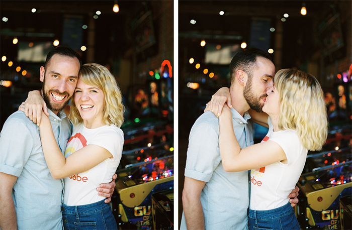 Raleigh Barcade Engagement Session