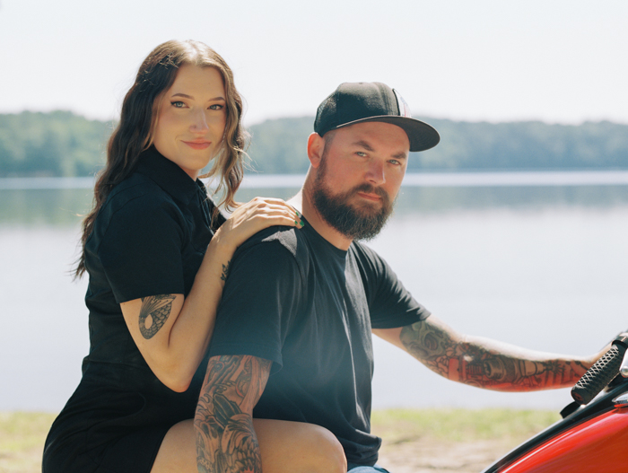 Atlanta Motorcycle Engagement Session