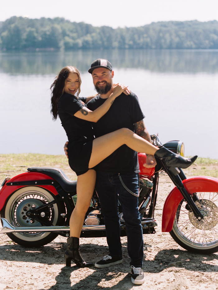 Atlanta Motorcycle Engagement Session