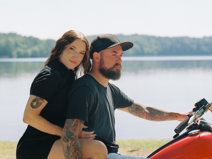 Atlanta Motorcycle Engagement Session