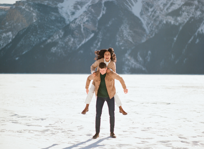 Lake Minnewanka Engagement
