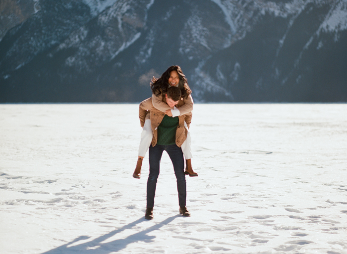 Lake Minnewanka Engagement