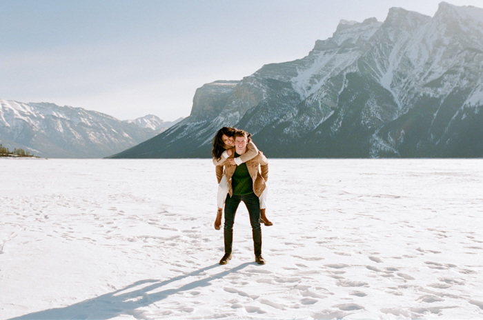 Lake Minnewanka Engagement