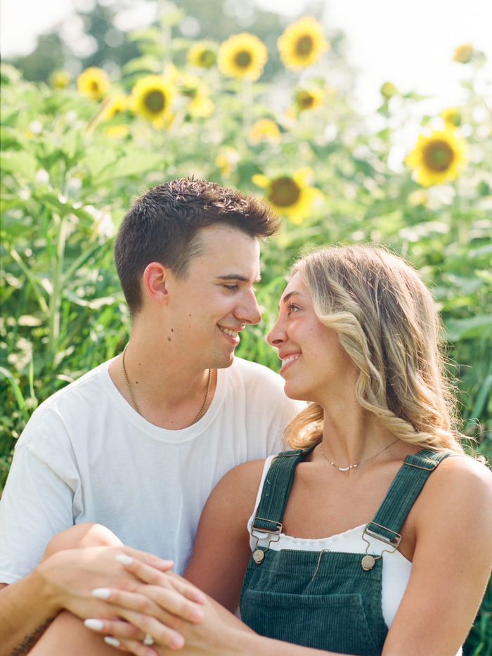 North Georgia Sunflower Engagement Session