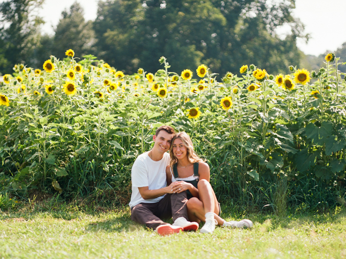 North Georgia Sunflower Engagement Session