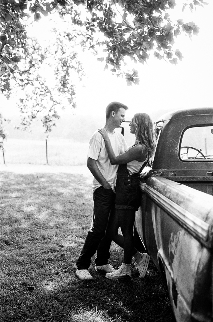 Georgia Summer Engagement Photos on Film