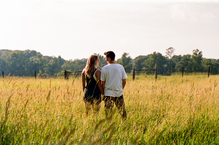 Georgia Summer Engagement Photos on Film
