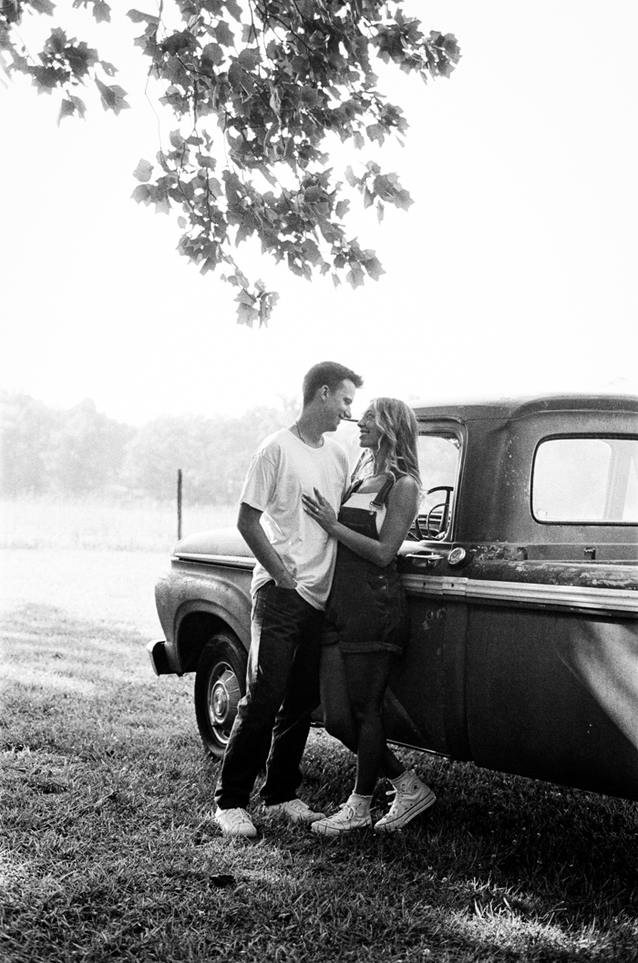 Georgia Summer Engagement Photos on Film