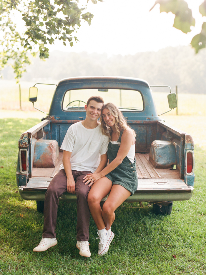 Summer Engagement Photos on Film