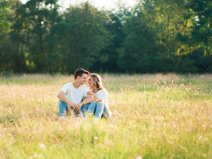 Summer Golden Hour Couple Portraits