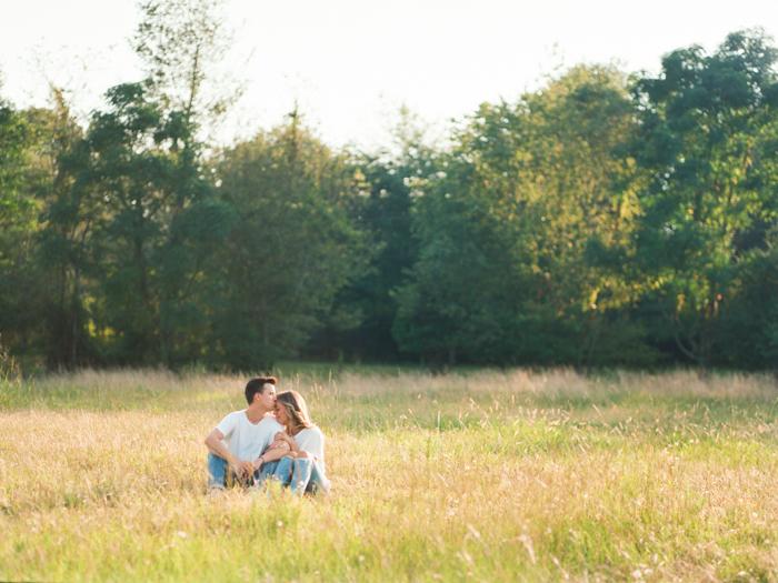 Summer Golden Hour Couple Portraits