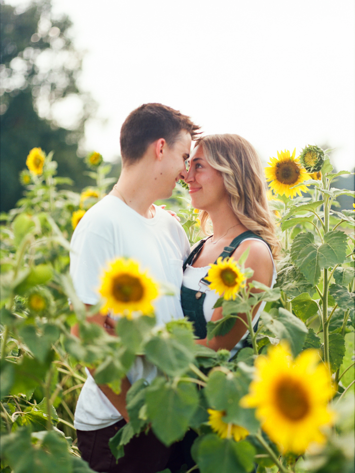 Georgia Sunflower Engagement Session