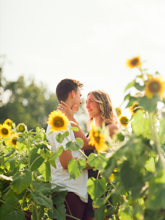 Georgia Sunflower Engagement Session