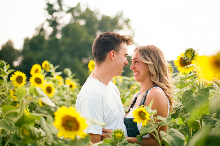 Georgia Sunflower Engagement Session