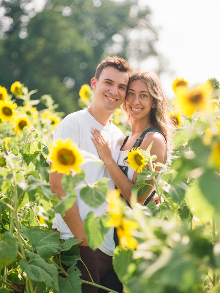 Georgia Sunflower Engagement Session