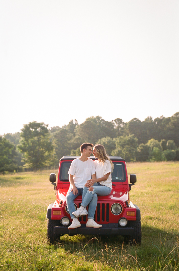 North Georgia Jeep Engagement Session