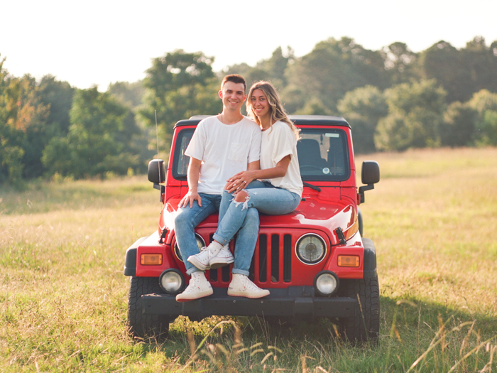 Summer Jeep Engagement Session